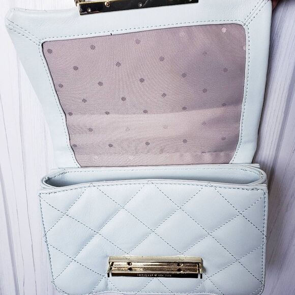 Kate Spade Emerson Place Lawren Quilted Leather Chain Adjustable Strap Crossbody - Picture 9 of 13